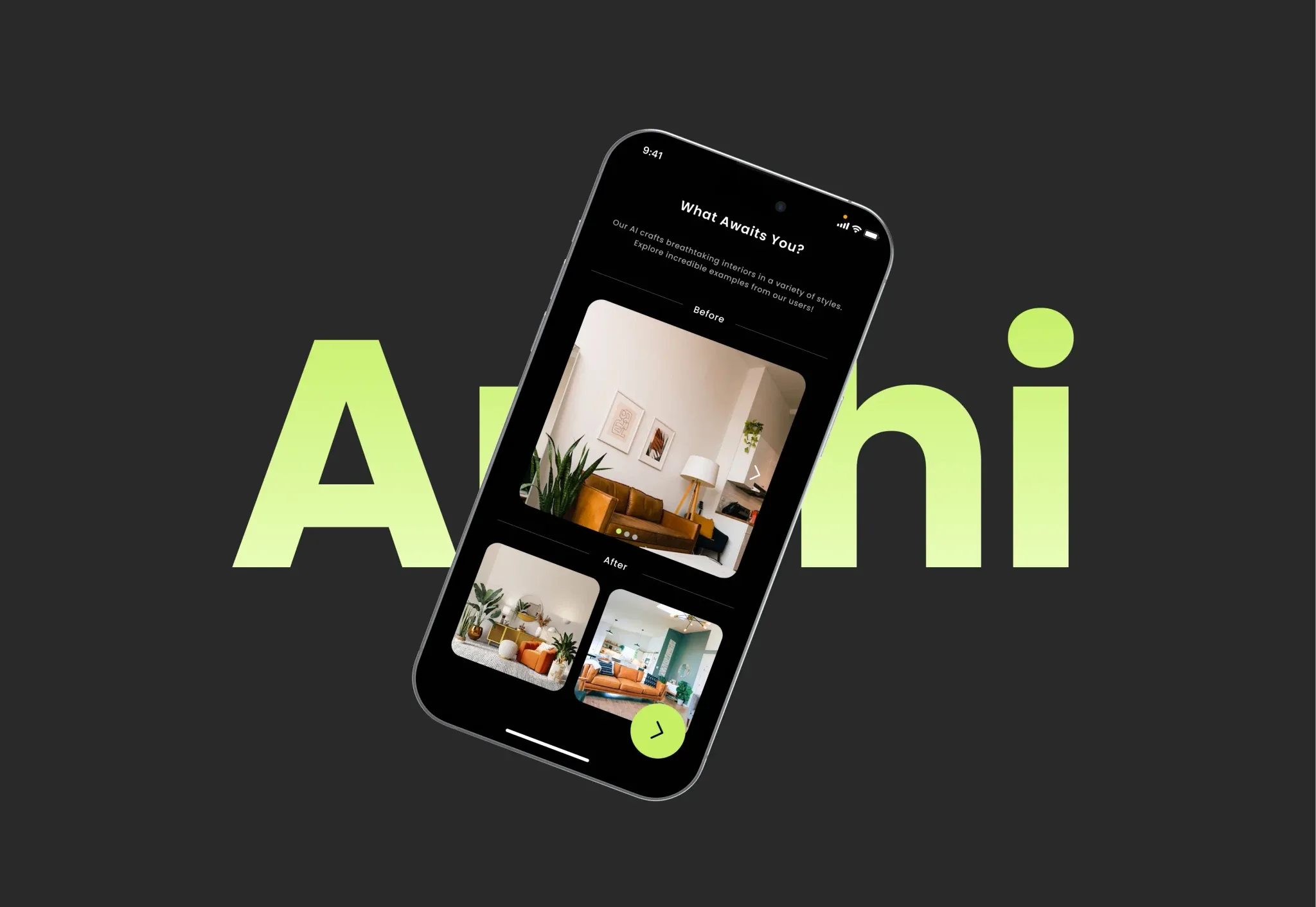 Interior Magic AI home interior design visualization app – mobile app by Neon Apps