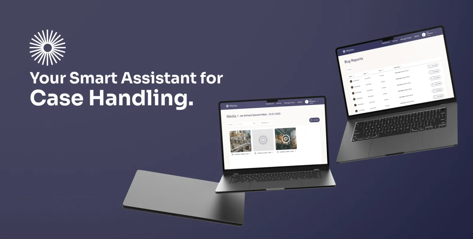 MyVox app screen