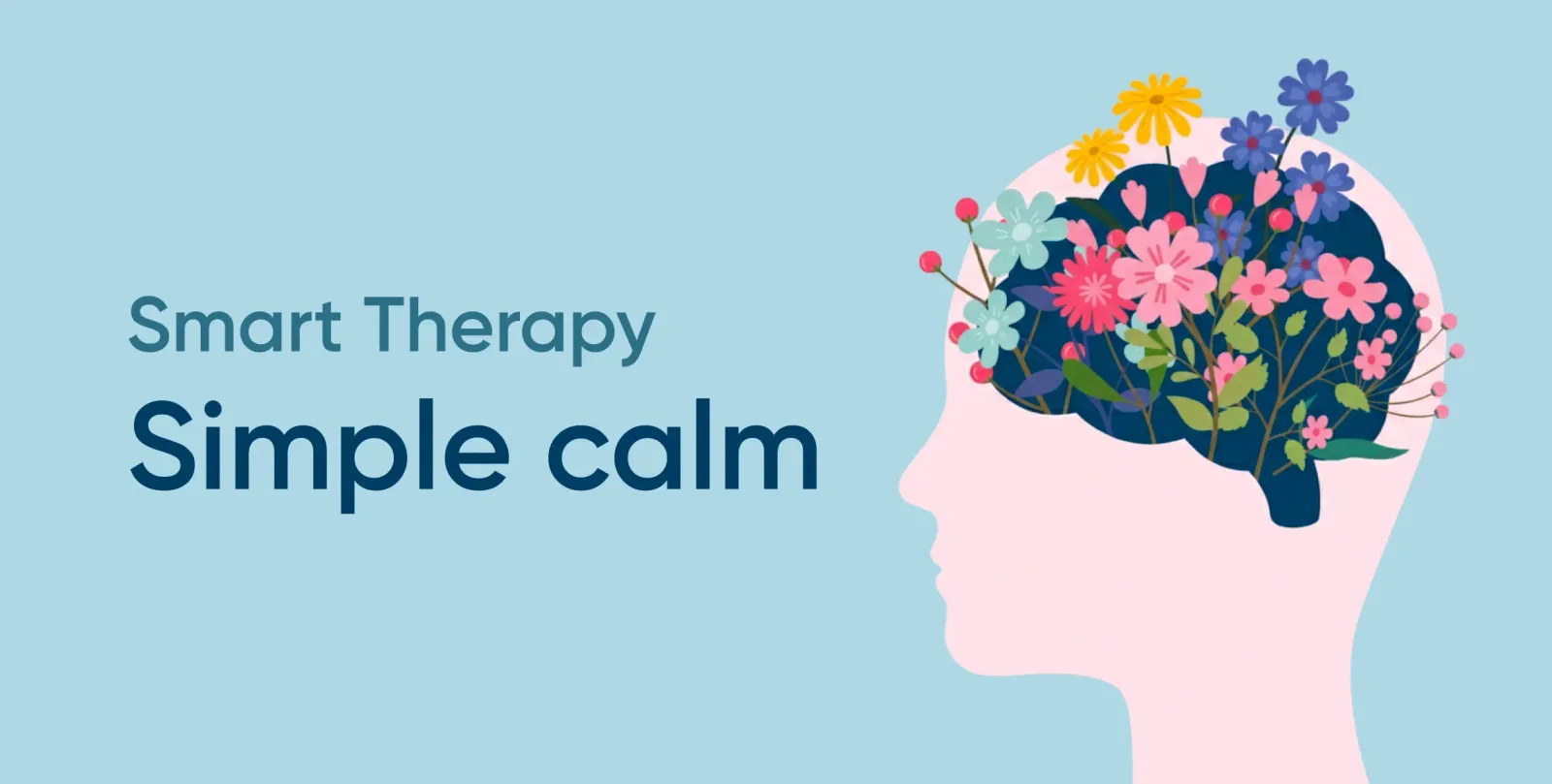 Mindio promotional banner showcasing the mental wellness app concept with value proposition for users built by Neon Apps
