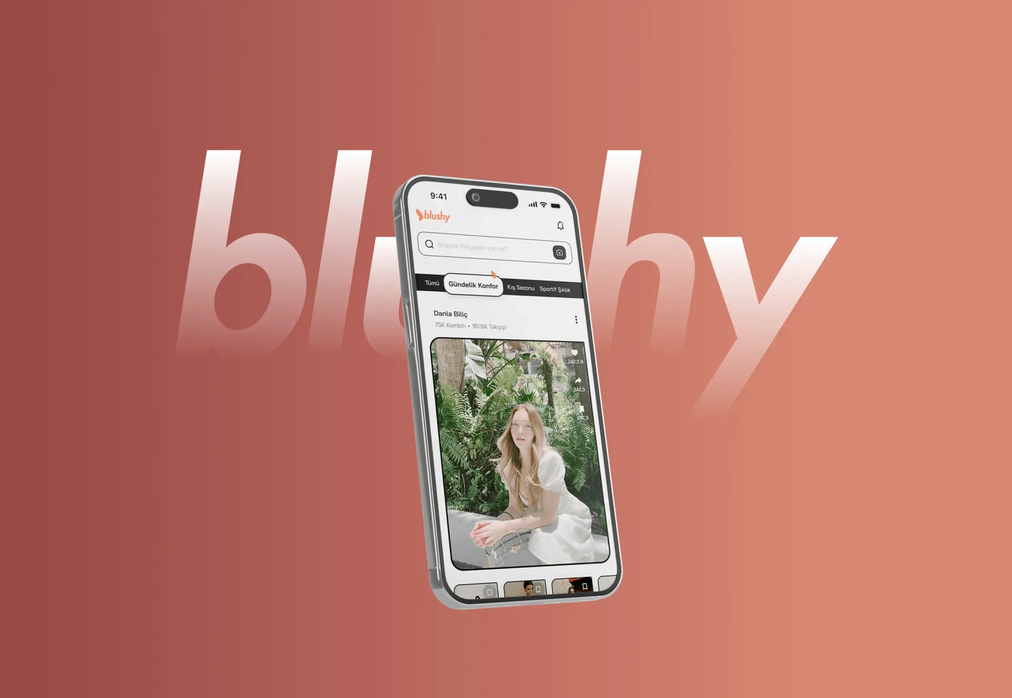 Blushy AI fashion app that turns influencer outfits into shoppable products – mobile app by Neon Apps