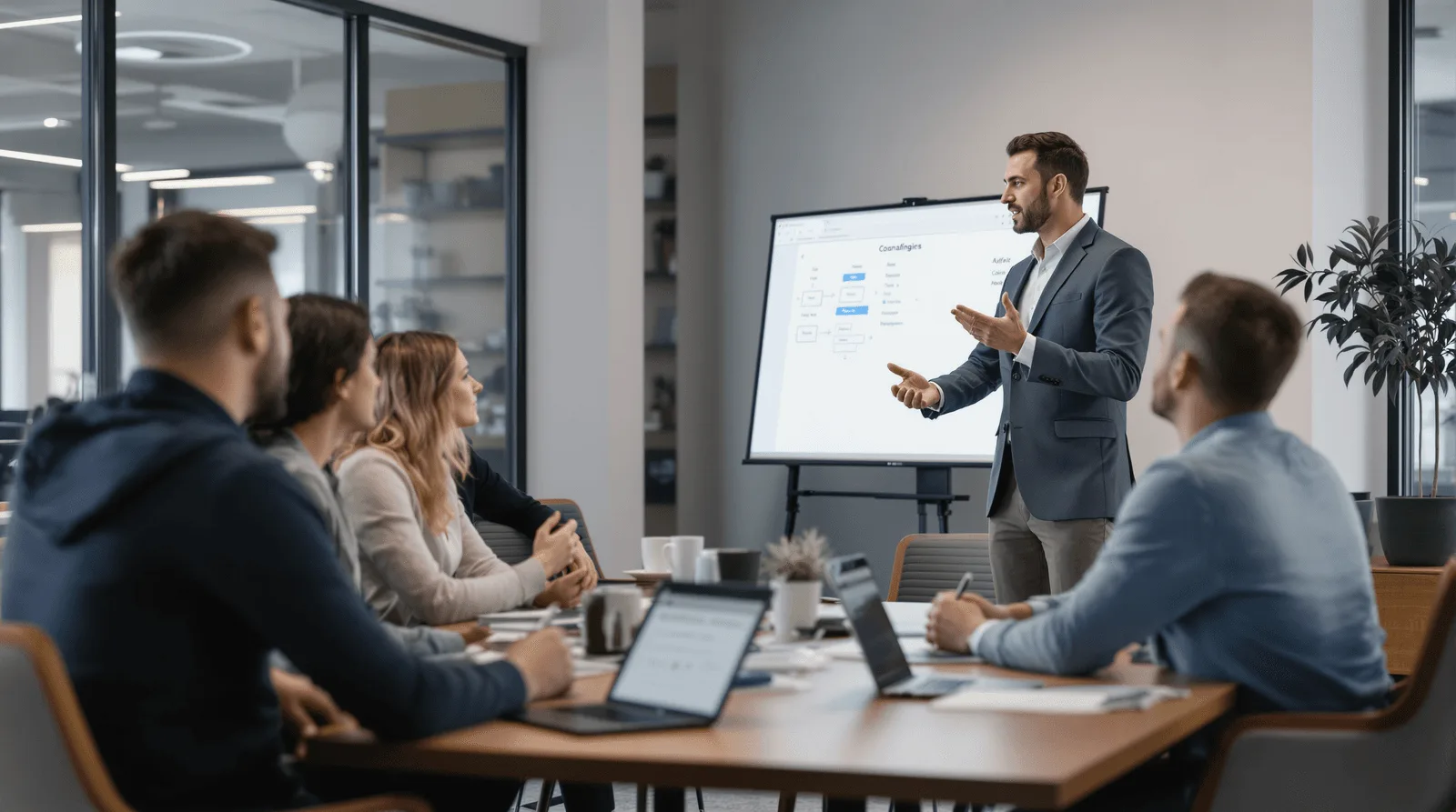 Engineer surveys dark enterprise server hall before AI infrastructure goes live