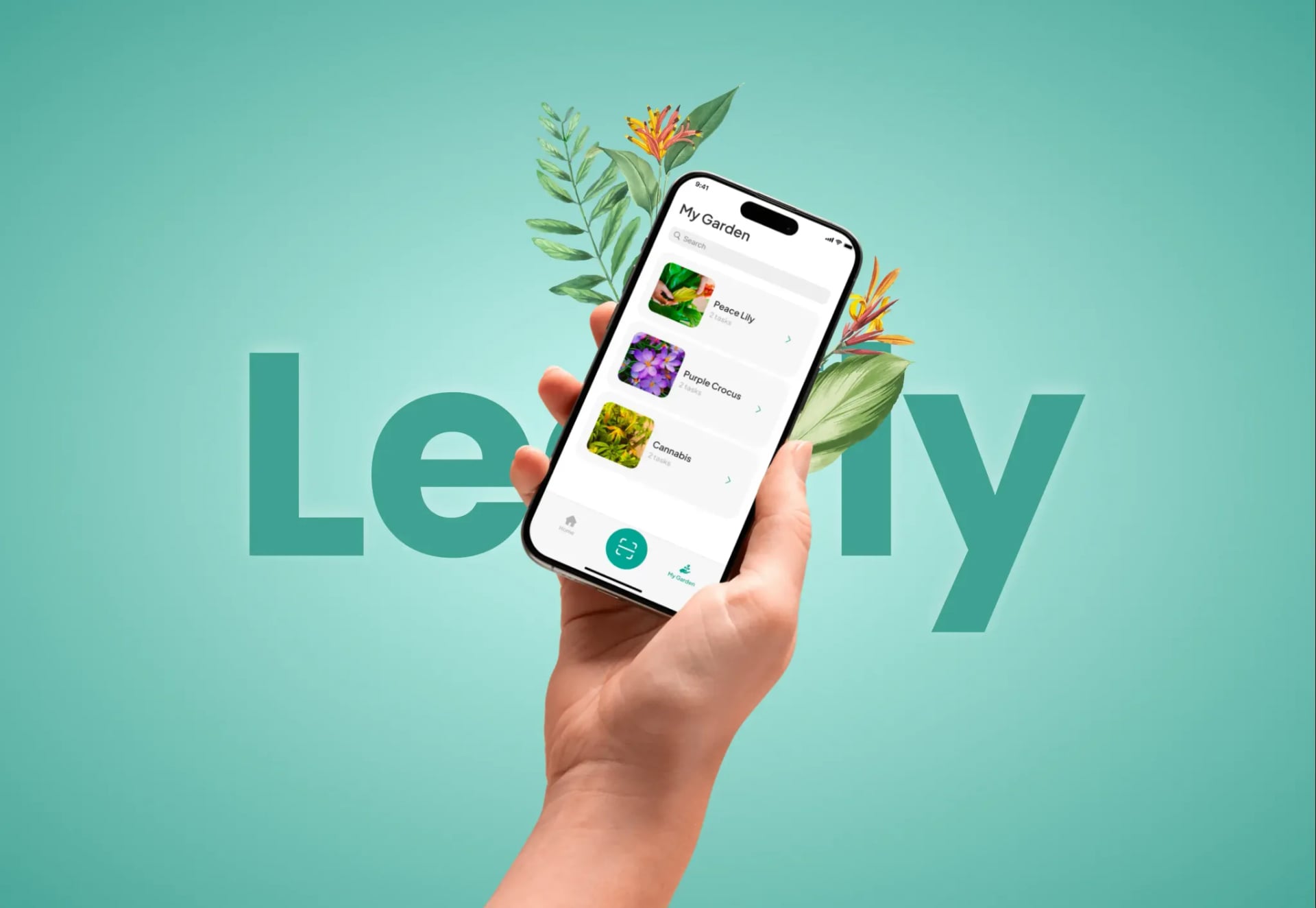 Plant Identifier AI app for recognizing plants and learning about their care – mobile app by Neon Apps