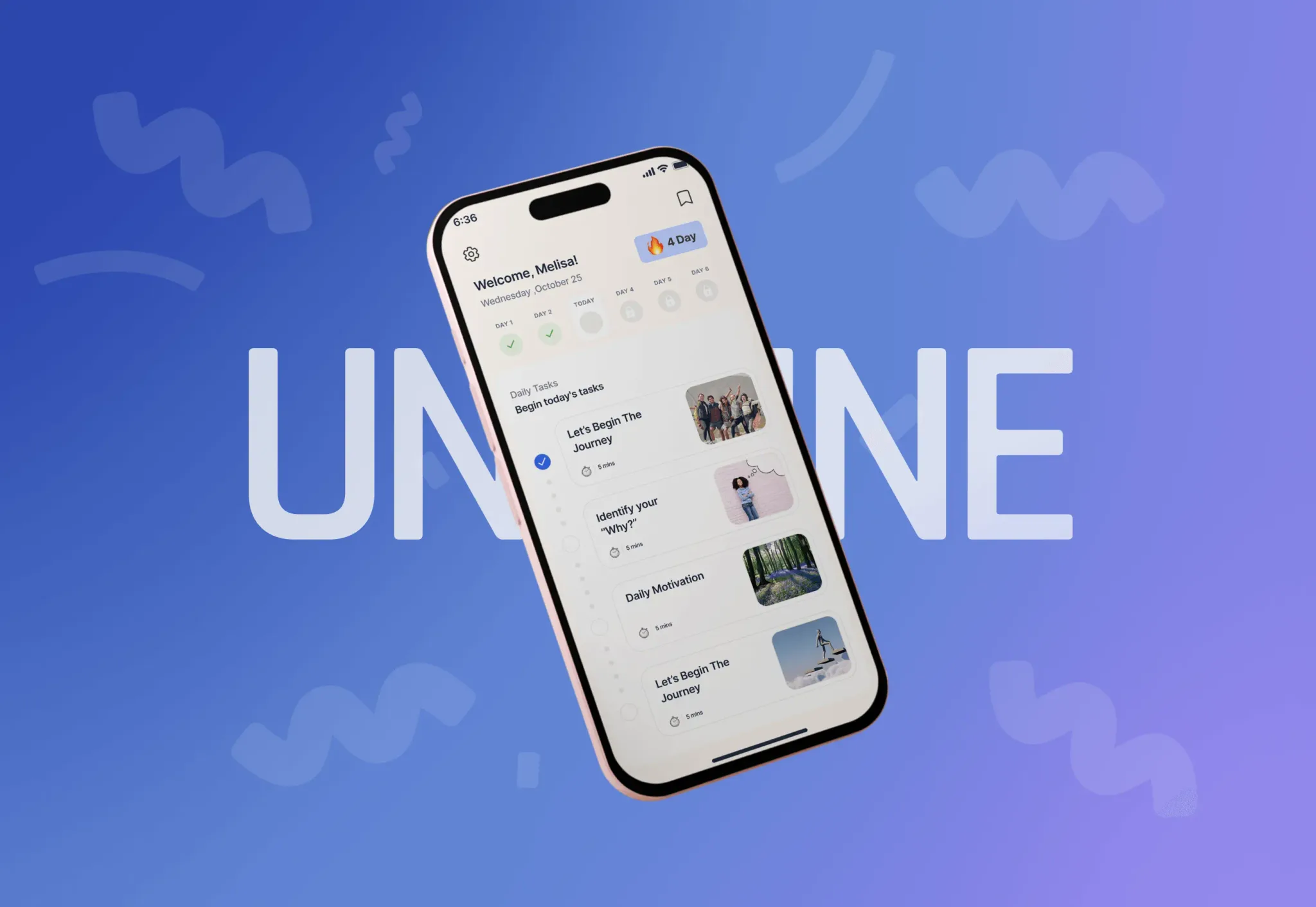 Unwine sobriety journey app with personal counters, milestones, and motivational reminders – mobile app by Neon Apps