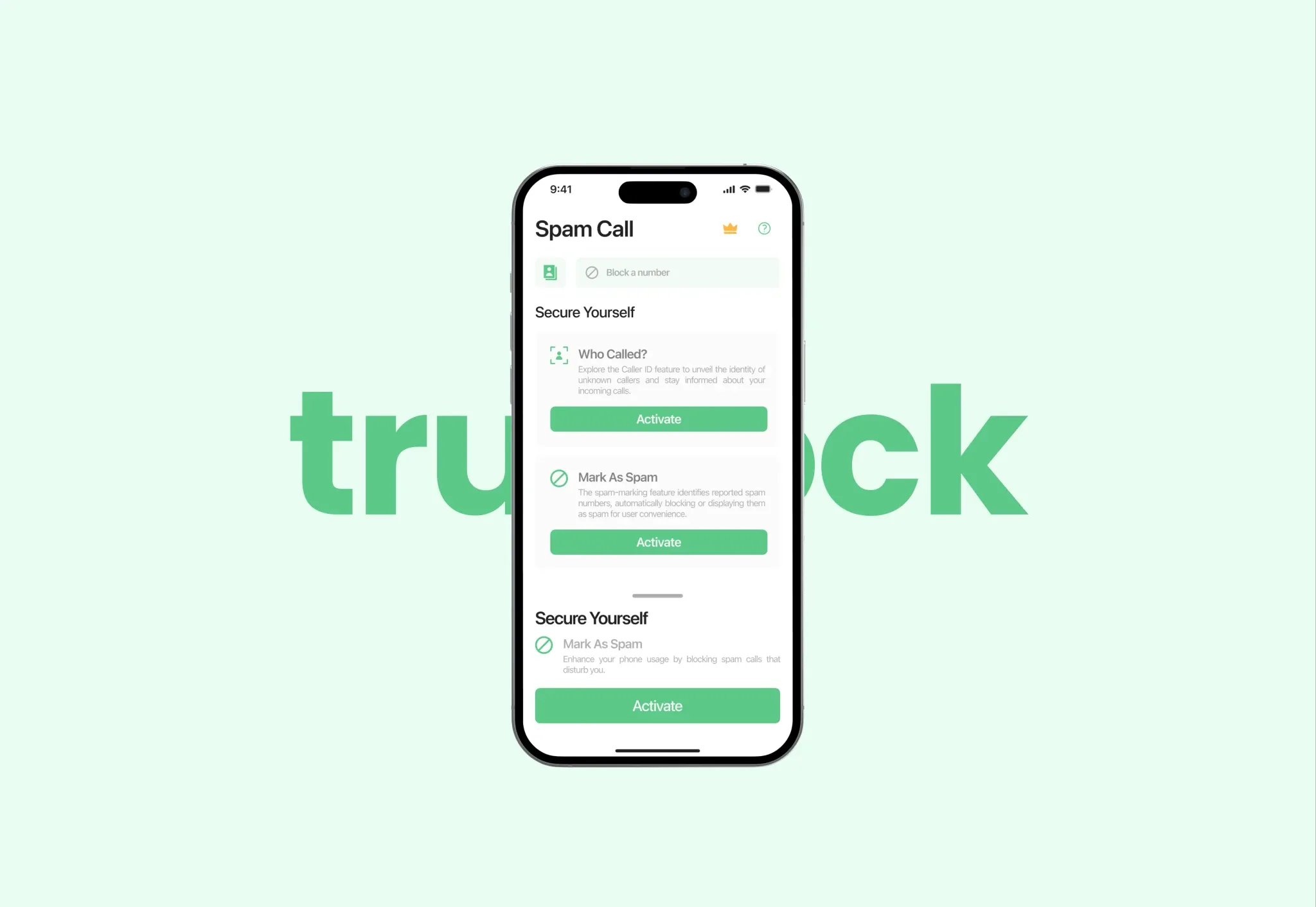 Call Blocker spam call detection and blocking utility app – mobile app developed by Neon Apps