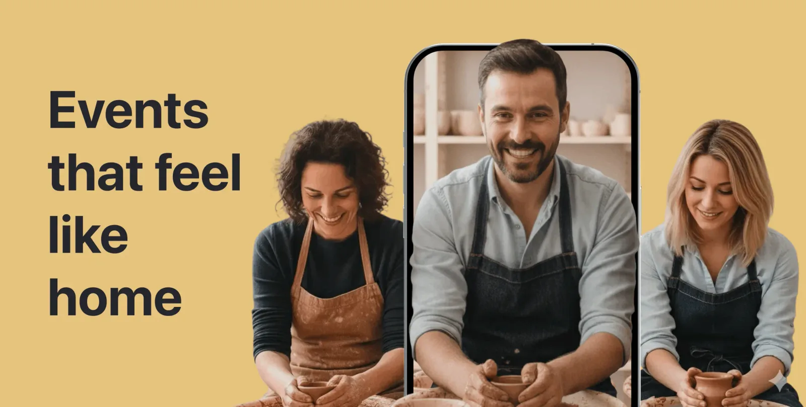 Ooba promotional banner showcasing the social community app concept with value proposition for users built by Neon Apps
