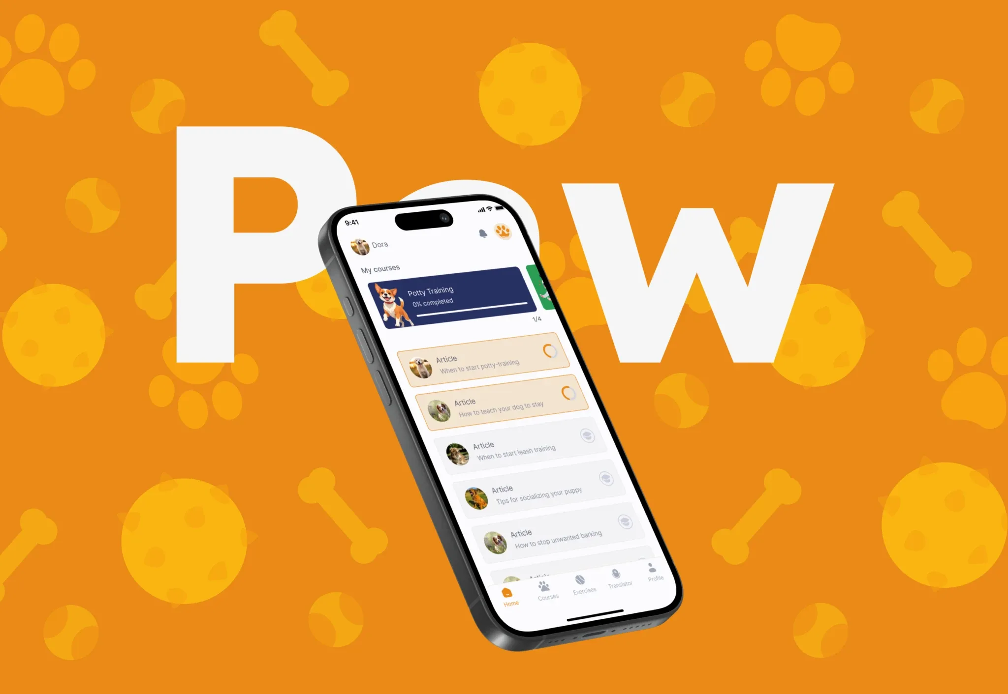 Paw dog training app using adjustable high-frequency sounds for recall and obedience – mobile app by Neon Apps