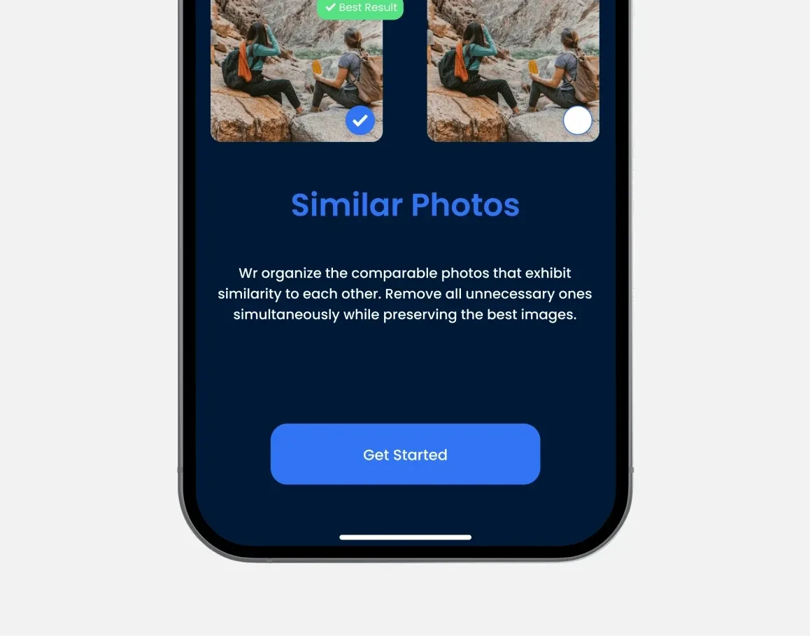 Cleaner detail or secondary feature screen displaying key utility optimization functionality of the mobile app developed by Neon Apps